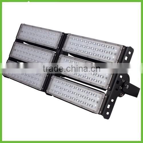 300W Module Finned Aluminum IP65 SMD led flood light parts led light housing parts