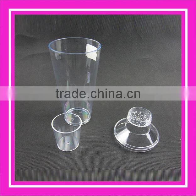 plastic shaker & ice shaker & plastic juice shaker
