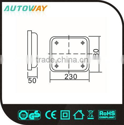 high brightness waterproof led safety warning light