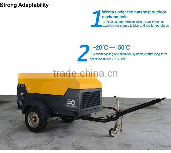 price of air compressor diesel engine 73KW 145 psig 10bar