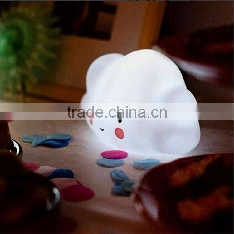 Christmas gift Childrens Baby kids Bedroom Nursery Mini decor decorative Cloud shape LED night light lamp