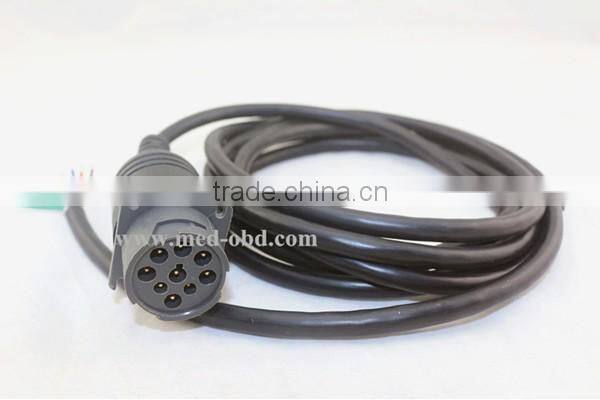 Deutsch J1939 Male Connector to Open End,6ft,9 Pins Wired