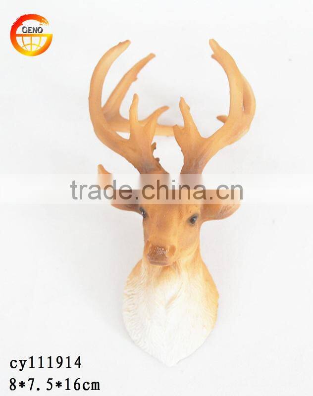 Hot selling resin deer head decoration
