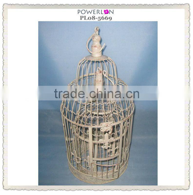 Classical vintage metal decorative birdcage (2pcs/Set)