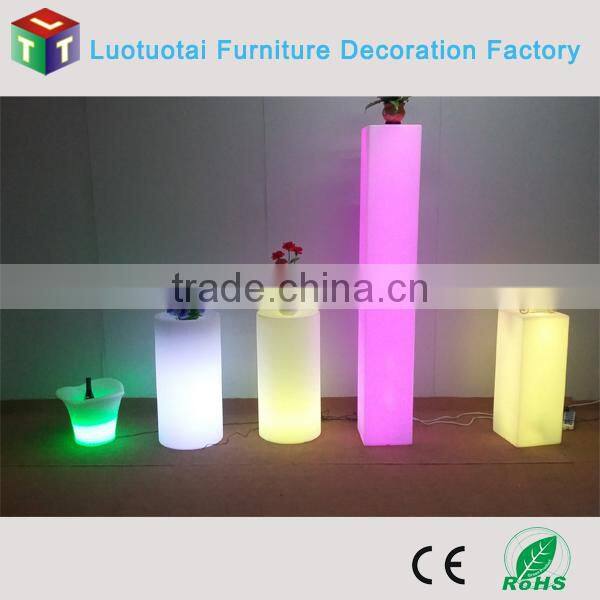 43cm cordless rehcargeable battery operated party/event/lawn led cube light