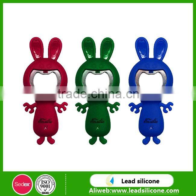 Cute Cartoon Design silicone bottle opener,Silicone Beer Opener