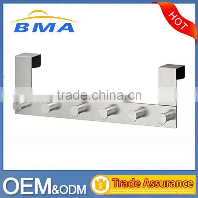 Metal Material Office Home Bathroom Over Door Clothes Hanger Hook