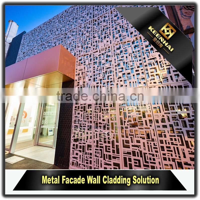 Facade Panel Perforated Aluminium Panel Outdoor Decorative Wall Panel