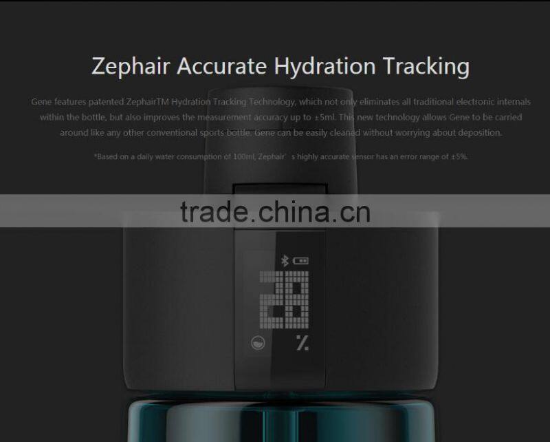 New Accurate Straw Water Bottle, Outdoor Portable Smart Mobile APP Control Intelligent Sports Water Bottle, 700ml Water Bottle