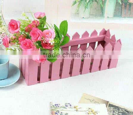 Beautiful wood fence flower box for home /office