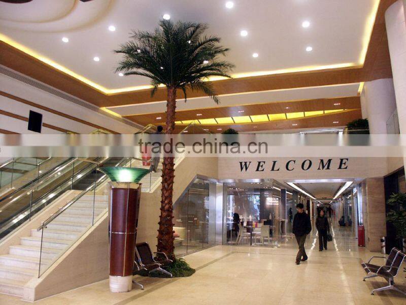 Artificial outdoor palm trees