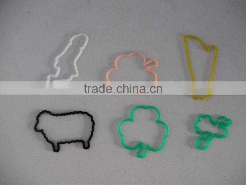 Christmas tree cartoon and For deformation silicone rubber band silicone rubber band