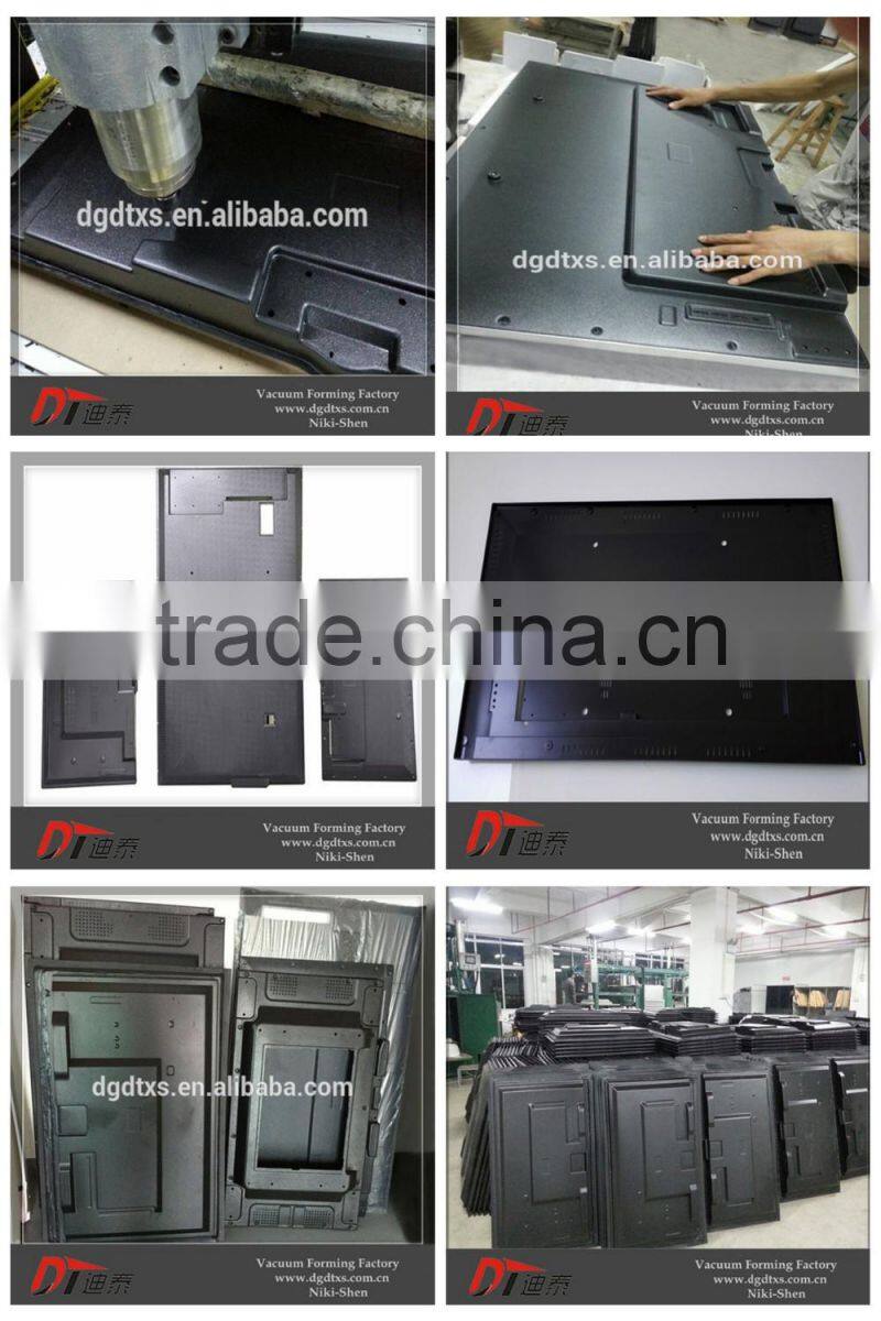 Custom large ABS TV led shell by thermoforming