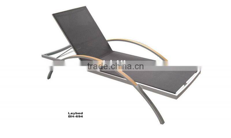 Outdoor Chaise Lounge / Sling Sun Lounger / Outdoor Sunbed