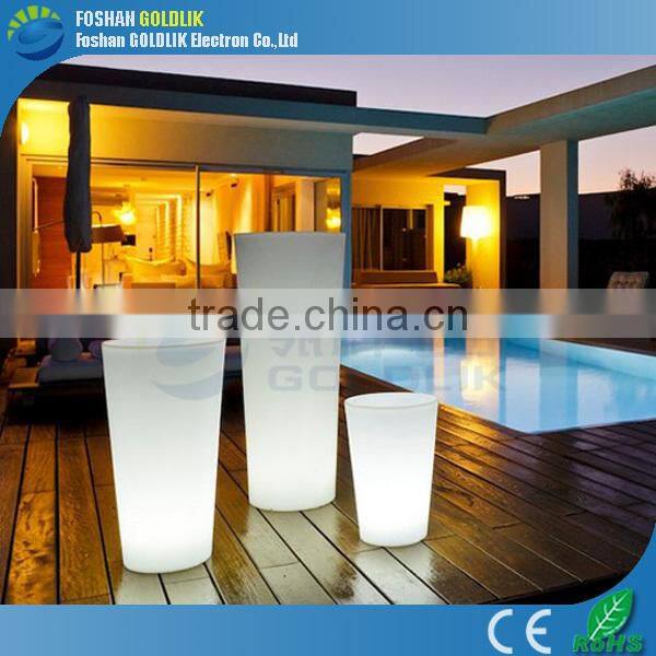 Rechargeable Illuminated LED Flower Pots/Colorful Flashing Planter