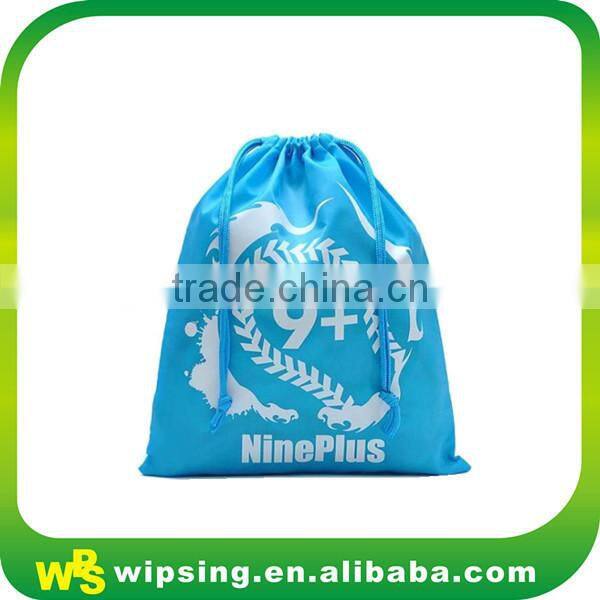 Cheap Polyester Drawstring Pouches Wholesale with button closure