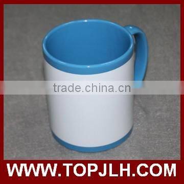 Grade A porcelain coffee mug heat transfer logo printed tea cups