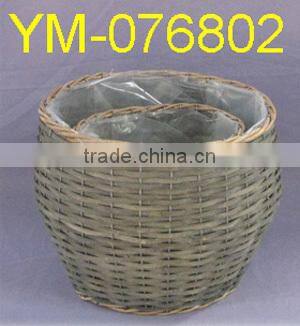 Large Willow Garden Basekt With Liner