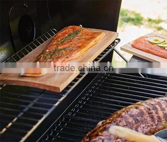 FSC certificate BBQ smoking board set of 2/Set of 2 BBQ cedar smoking board