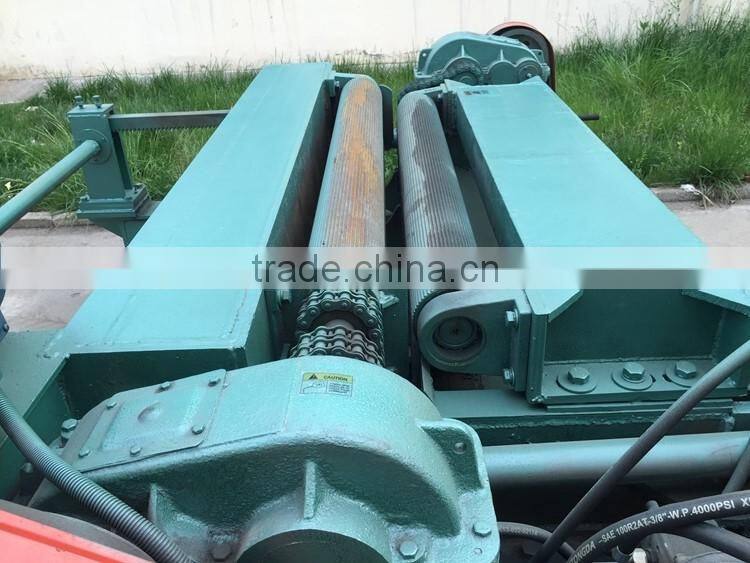 Hydraulic wood log debarking and rounding machine / wood round making machine