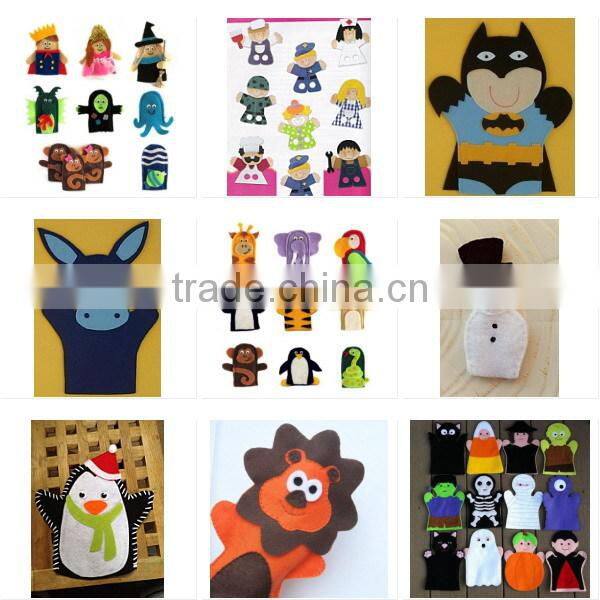 Hot new bestselling product wholesale alibaba handmade felt Gumball Delight Polka animal felt plush keychain made in China