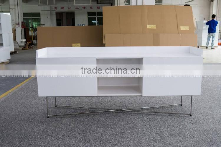 5 Layer White High Gloss Painting Modern Simple Dining Storage N-6338