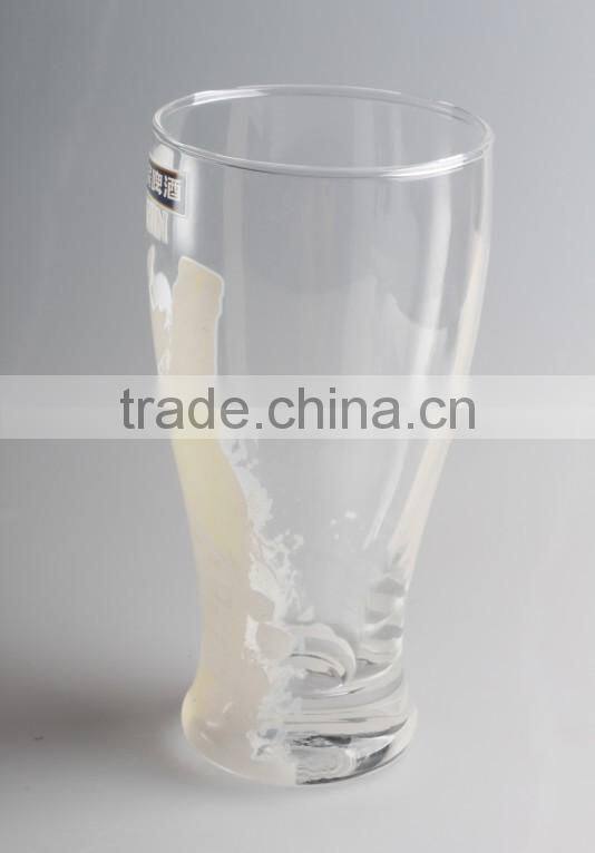 Hot sale promotion glass beer mug/cup