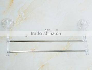 plastic double towel rack with sucker