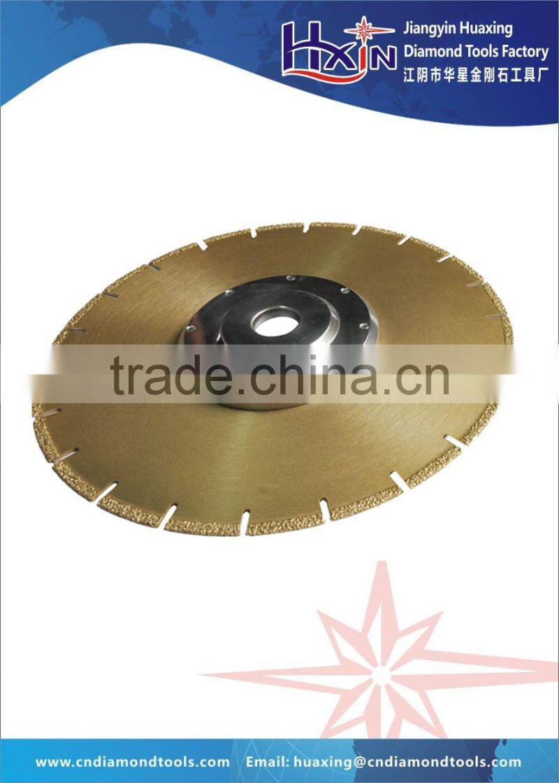 Vacuum Brazed diamond Grinding Disc/Brazed Diamond band saw blade for granite