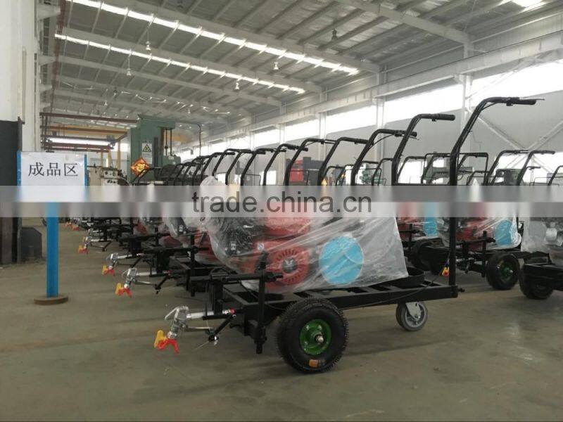 Spray coating running track line marking machine