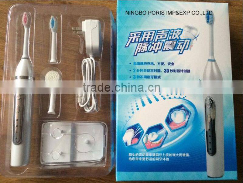 FACTORY DERECT SALE !!!2015 USA AND EU CANADA NEW FASIONABLE GOOD QUALITY ELECTRIC TOOTHBRUSH WITH WIRELESS CHARGING