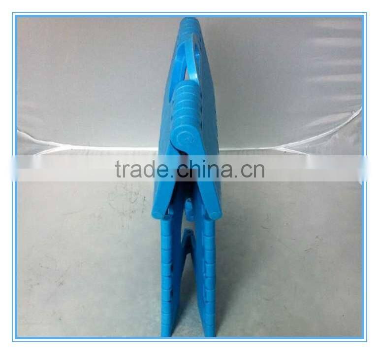 Multi-functional household blue folding step stool