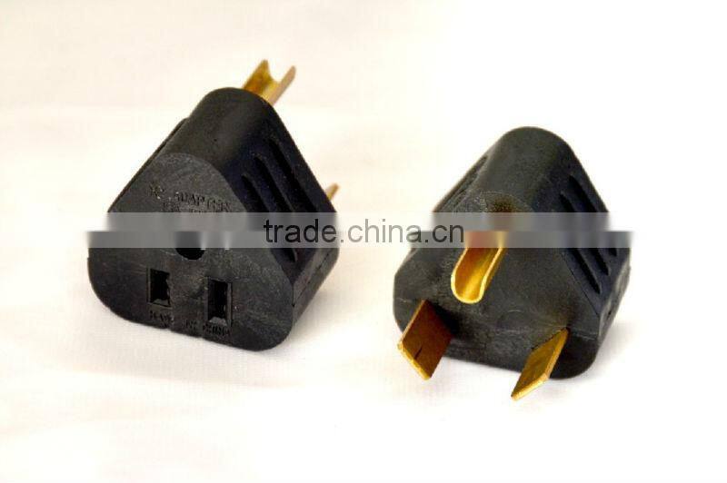 S80256 NEMA 30A-15A RV Adapter(Triangle), 30P Male to TT-15R Female RV Power Adapter