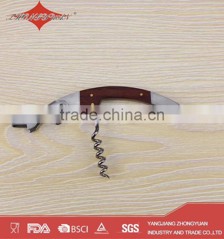 Funny wine bottle opener wine corkscrew with knife