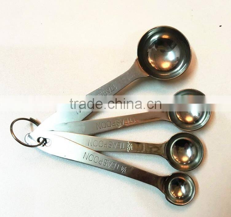 42143 4 pcs Stainless Steel Nesting Measuring Cups and Spoons Set