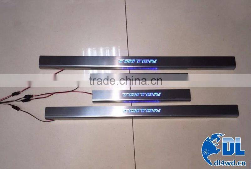 Newest LED door sill for Mitsubishi Triton