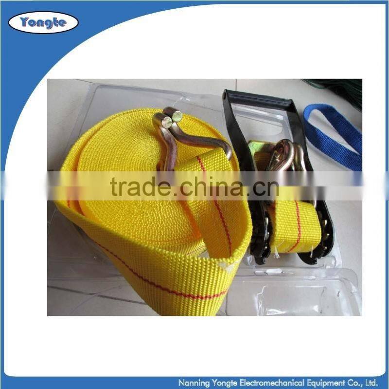 Heavy Duty cargo lashing belt /ratchet straps/ratchet tie down