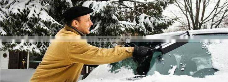 telescopic 60cm snow brush with ice sraper