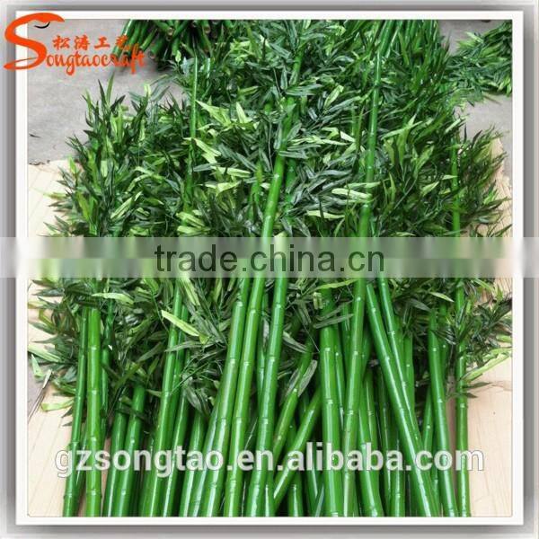 2016 china home decor cheap wholesale PU artificial lucky bamboo tree price