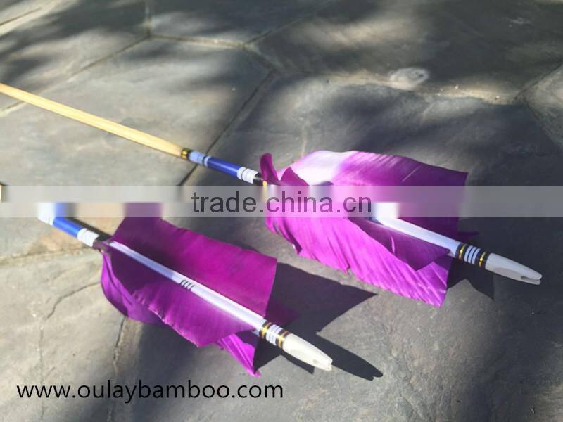4*14cm Flu Flu Fletching Cresting Wood Arrows