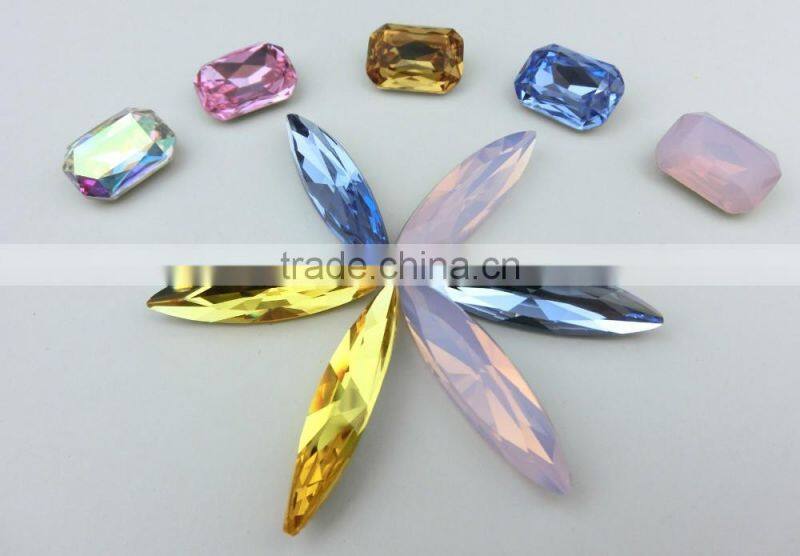 Wholesale Loose AB Rhinestone Marquise Garment Rhinestone Bead