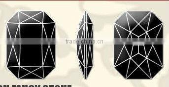 wholesale crystal point back loose jewelry stone