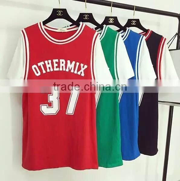 Hottest printing with number 37 long line t-shirts for girls