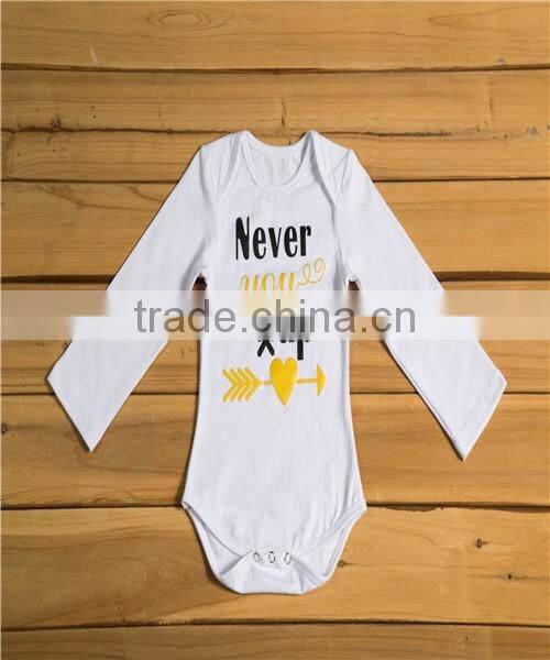 New arrival spring baby 100%cotton long sleeve onesie