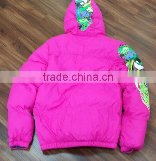 wholesale winter coat reversible style stock lot garments