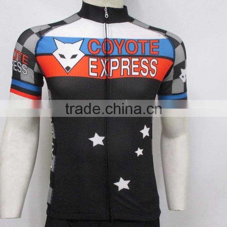 2017 design your own MITI fabric sublimated china custom men's cycling jersey printing