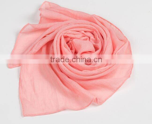 Newest Style baby girl Easy-taking Organic wide Cotton plain Baby scarf