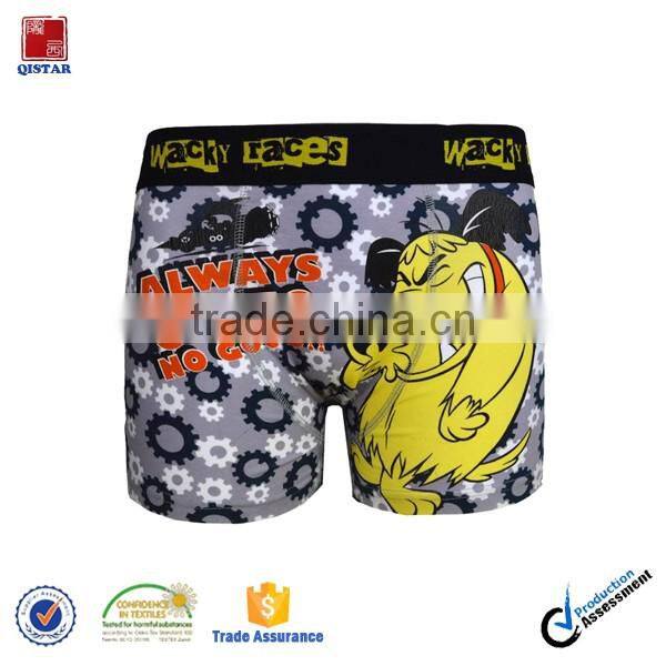 China Factory Sale Cheap Price Funny Printed Teen Boys Boxer Shorts