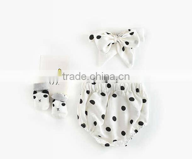 Polka Dots Newborn Baby Clothes Toddler Clothing Eco-Friendly Shorts