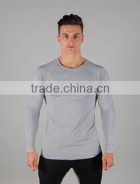 mens long sleeve gym fitness t shirts